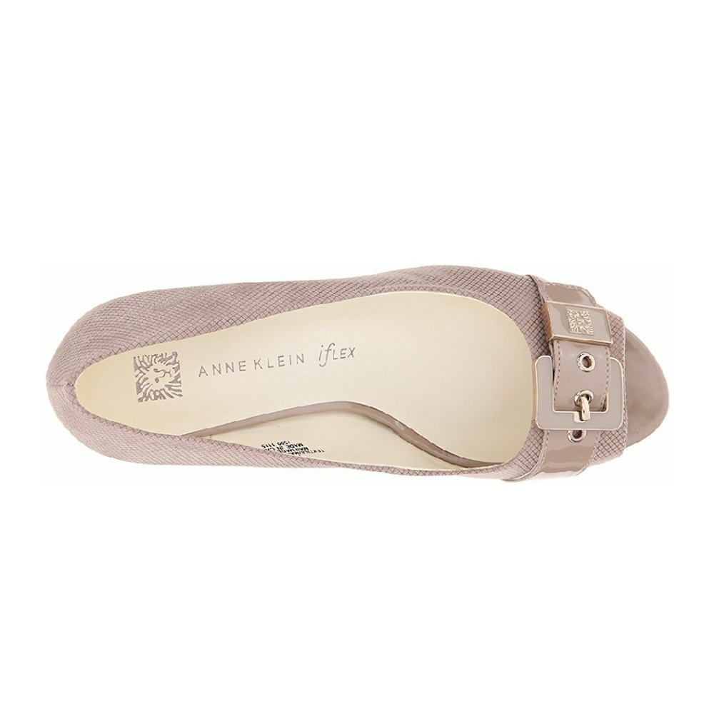 Anne Klein Dane Peep Toe Nude Pump NEW Size 10 - Picture 4 of 8